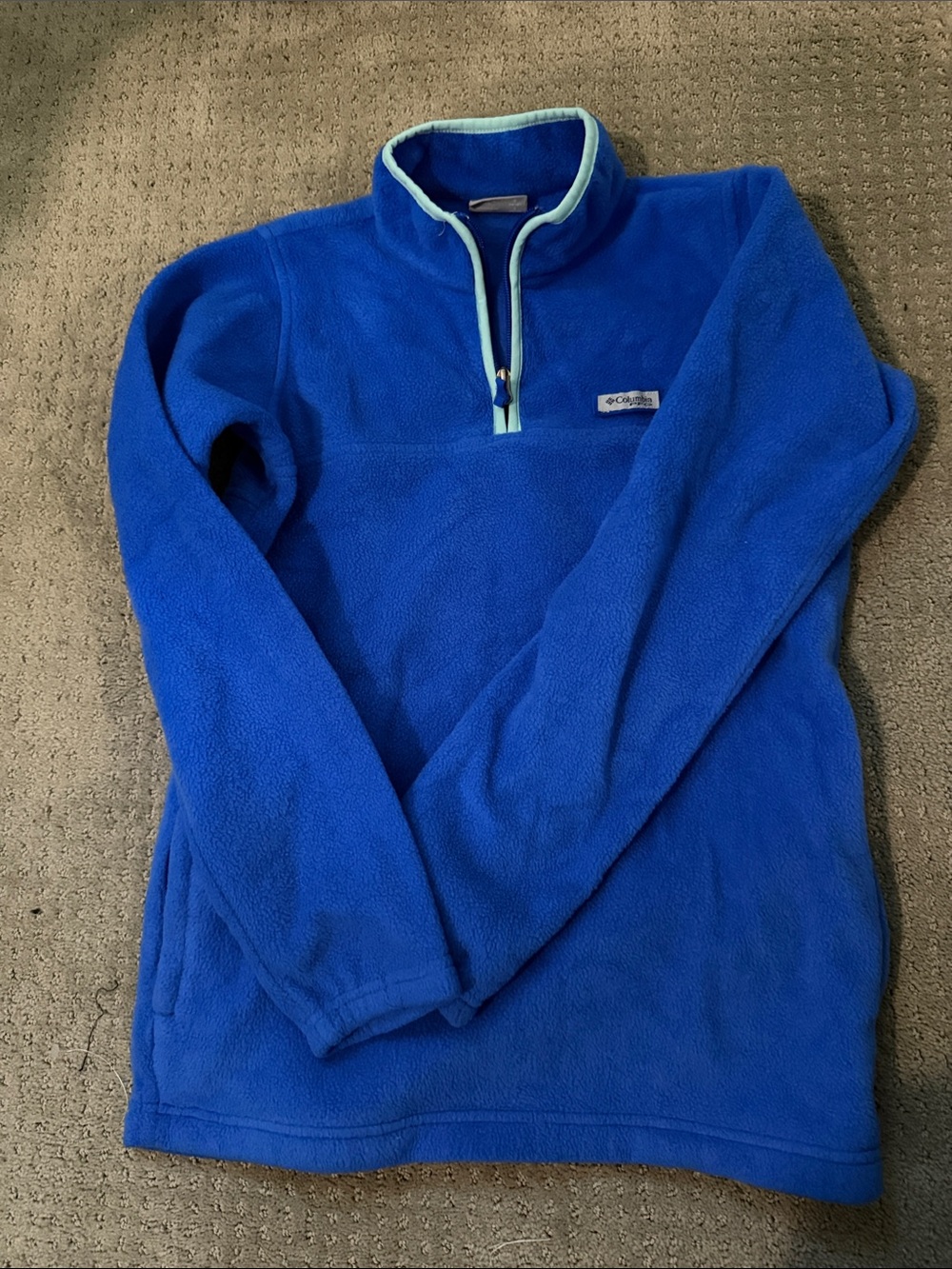 Columbia Kids Blue Quarter-Zip Fleece Pullover
